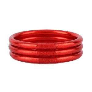 BudhaGirl Crimson All Weather Bangles--LIMITED EDITION!